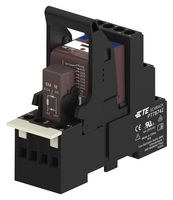 SCHRACK - TE CONNECTIVITY 1-1415535-8 Power Relay, 4PDT, 24 VDC, 6 A, PT Series, DIN Rail, Non Latching