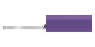 TE CONNECTIVITY - AMP 152895 Ring Tongue Terminal, M3.5, #6, 20 AWG, 0.65 mm², PIDG, Purple