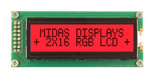 MIDAS DISPLAYS MD21605B6W-FPTLRGB
