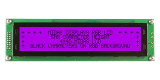 MIDAS DISPLAYS MD44005A6W-FPTLRGB