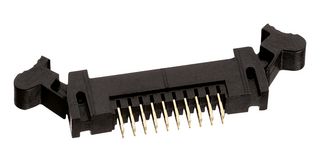 WURTH ELEKTRONIK 62504422021 Pin Header, w / Lever, Wire-to-Board, 2 mm, 2 Rows, 44 Contacts, Through Hole Straight, WR-BHD