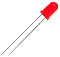 MULTICOMP PRO MP008545 LED, Red, Through Hole, T-1 3/4 (5mm), 20 mA, 2 V, 625 nm