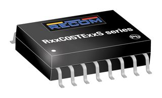 RECOM POWER R05C05TE05S-CT Isolated Surface Mount DC/DC Converter, Surface Mount DIP, 1:1, 500 mW, 1 Output, 5 V