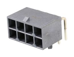 MOLEX 172064-1008 Pin Header, Wire-to-Board, 5.7 mm, 2 Rows, 8 Contacts, Through Hole Right Angle