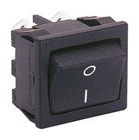 BULGIN LIMITED H8650VBAAG Rocker Switch, Miniature, On-Off, DPST-NO, Non Illuminated, Panel, Snap-In, 8650 Series