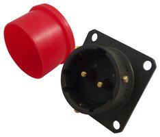 AMPHENOL LTD 62GB-12E14-02PN Circular Connector, 62GB Series, MIL-DTL-26482 Series, Box Mount Receptacle, 2 Contacts, Solder Pin