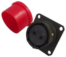 AMPHENOL LTD 62GB-12E14-02SN Circular Connector, 62GB Series, MIL-DTL-26482 Series, Box Mount Receptacle, 2 Contacts