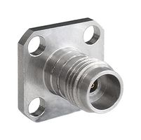 BULGIN LIMITED RF185A4JCCA RF / Coaxial Connector, 1.85mm Coaxial, Straight Flanged Jack, Solder, 50 ohm, Beryllium Copper