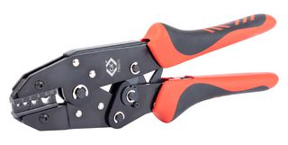 CK TOOLS T3697A Crimp Tool, Ratchet, 1.5mm - 10mm Non-Insulated Terminals