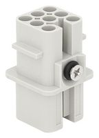 MULTICOMP PRO MP009532 Heavy Duty Connector, MP-HD INSERTS, Insert, 8+PE Contacts, 3A, Receptacle