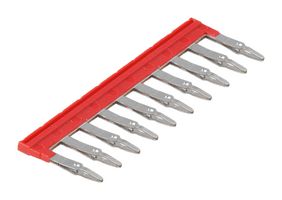 WEIDMULLER 2709800000 Jumper (Busbar), Cross Connector Bridge, Weidmuller ModuPlug MHE 4X Heavy Duty Modules, 10 Ways
