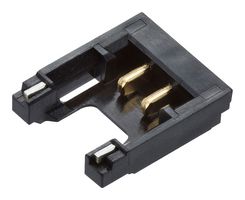 MOLEX 212134-0003 Pin Header, Black, Wire-to-Board, 1 mm, 1 Rows, 3 Contacts, Surface Mount Straight