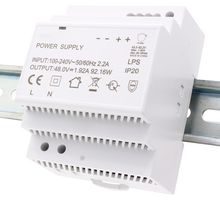 BRAINBOXES PW-301 AC/DC DIN Rail Power Supply (PSU), ITE, 1 Output, 96 W, 48 VDC, 2 A