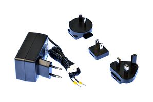 BRAINBOXES PW-400 AC/DC Power Supply, 1 Output, 12 VDC, 1.5 A