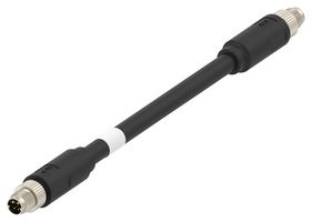 AMP - TE CONNECTIVITY TB1147D4722-150 Sensor Cable, IP67, SPE Hybrid, M8 Plug, M8 Plug, 4 Positions, 15 m, 49.2 ft, RPC Series