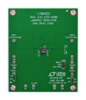 ANALOG DEVICES DC2249B Demonstration Board, LTM4622EV#PBF, Ultrathin Dual 2.5 A Step-Down µModule Regulator