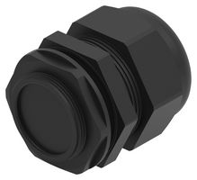 TE CONNECTIVITY - ENTRELEC 1SNG626117R0000 Cable Gland, w/ Locknut, M40 x 1.5, 22 mm, 32 mm, Nylon 6 (Polyamide 6), Black, IP66, IP68