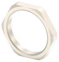 TE CONNECTIVITY - ENTRELEC 1SNG608005R0000 Locknut, M32 x 1.5, Brass, Nickel, 5 mm