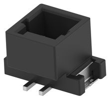 TE CONNECTIVITY 4-2232829-2 Pin Header, Black, Key B, Wire-to-Board, 2 mm, 1 Rows, 2 Contacts, Surface Mount Straight
