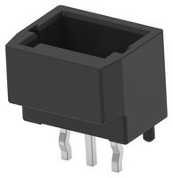 TE CONNECTIVITY 4-2232826-3 Pin Header, Black, Key B, Wire-to-Board, 2 mm, 1 Rows, 3 Contacts, Through Hole Straight