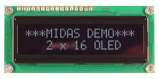 MIDAS DISPLAYS MCOB21605G1V-EWS