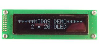 MIDAS DISPLAYS MCOB22005A1V-EWS