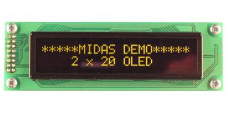 MIDAS DISPLAYS MCOB22005A1V-EYS