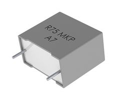 KEMET R75PR4100AA30K Power Film Capacitor, Metallized PP, Radial Box - 2 Pin, 1 µF, ± 10%, High Frequency