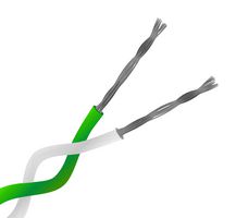 LABFACILITY XS-752-D 10M Thermocouple Wire, IEC, PFA Insulated, Twin Twisted Pair, Type K, 7 x 0.2mm, 10 m