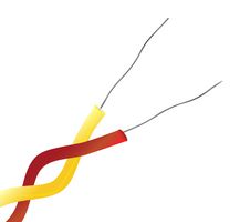 LABFACILITY WK-204-ANSI Thermocouple Wire, ANSI, PFA Insulated, Twin Twisted Pair, Type K, 1 x 0.3mm, 10 m