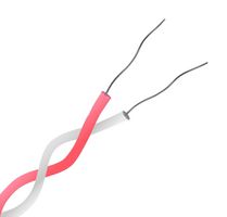LABFACILITY WN-140-D 10M Thermocouple Wire, IEC, PTFE Insulated, Twin Twisted Pair, Type N, 7 x 0.2mm, 10 m
