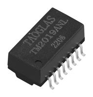 TAOGLAS TM2019ANL Ethernet & LAN Transformer, 10/100 Base-T, 1 Port, 1CT:1CT, 350 µH, 1.5 kVrms, Surface Mount