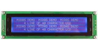 MIDAS DISPLAYS MC44005A6W-BNMLWS-V2