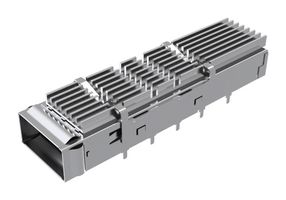 AMPHENOL COMMUNICATIONS SOLUTIONS UE36C1620005A5A Cage, QSFP-DD, 1 x 1 (Single), With Heat Sink, Without Light Pipe, Press-Fit