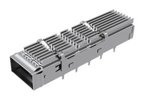 AMPHENOL COMMUNICATIONS SOLUTIONS UE36C1650005A2A Cage, QSFP-DD, 1 x 1 (Single), With Heat Sink, Without Light Pipe, Press-Fit