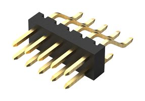 GCT BF135-14-A-0400-0700-0400-L-C Pin Header, Board-to-Board, 2 mm, 2 Rows, 14 Contacts, Surface Mount Right Angle, BF135 Series