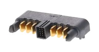 MOLEX 46437-9323 Rectangular Power Connector, R/A, 15Signal+6Pwr, 21 Contacts, Ten60 46437 Series, PCB Mount