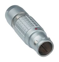 LEMO FGG.1B.306.CLAD62 Circular Connector, Standard Circular Connector, 1B Series, Cable Mount Plug, 6 Contacts