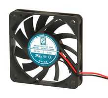 ORION FANS OD6010-12HB01A DC Axial Fan, 12 V, Square, 60 mm, 10 mm, Ball Bearing, 19.8 CFM