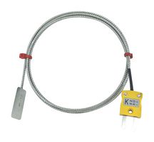 LABFACILITY FL-K-2.0-C4-MP-A Thermocouple, Leaf, K, Stainless Steel, 6.56 ft, 2 m