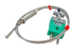 LABFACILITY FN-K-M-1.0-C4-SP-Z Z=C/C Thermocouple, Nozzle, K, Stainless Steel, 3.28 ft, 1 m