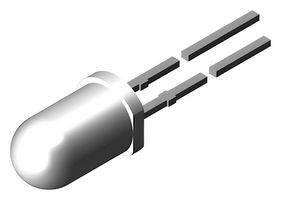 VISHAY TLLG5420 LED, Green, Through Hole, T-1 3/4 (5mm), 2 mA, 1.9 V, 569 nm