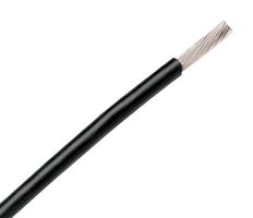 BELDEN 83004 010100 Wire, Hook Up, Hi Temp, TFE, Black, 24 AWG, 7 x 32AWG, 30.5 m