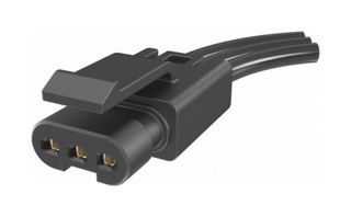 AMPHENOL COMMUNICATIONS SOLUTIONS FLHG3P008A0 Cable Assembly, BrightConnX, Wire to Board Plug to Wire to Board Plug, 3 Ways, 2.5 mm, 1 Row, 1 m