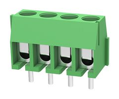 MULTICOMP PRO MP011986 Wire-To-Board Terminal Block, 3.5 mm, 4 Ways, 24 AWG, 18 AWG, 1 mm², Screw