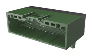 AMPHENOL COMMUNICATIONS SOLUTIONS 10168530-128KBLF Pin Header, Wire-to-Board, 1.8 mm, 2 Rows, 28 Contacts, Through Hole Right Angle