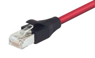 L-COM TRD855SIGRD-20 Ethernet Cable, Cat5e, RJ45 Plug to RJ45 Plug, SSTP (Screened Shielded Twisted Pair), Red, 6.1 m
