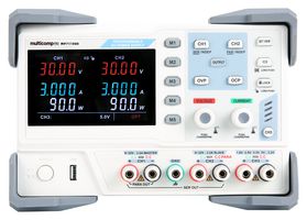 MULTICOMP PRO MP711000 Bench Power Supply, USB Power Output, Programmable, 3 Output, 0 V, 30 V, 0 A, 3 A