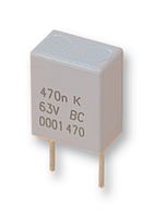 VISHAY BFC247076104 General Purpose Film Capacitor, Metallized PET, Radial Box - 2 Pin, 0.1 µF, ± 5%, 40 V, 63 V