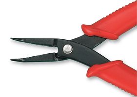 DURATOOL 908-105-F Combination Pliers, Bent Tip, Serrated Jaw, 2mm Jaw Opening, 150mm Length